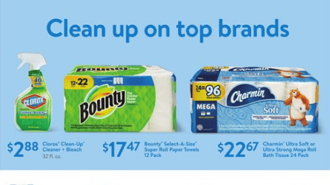Walmart P&G 'Clean Up' Feature